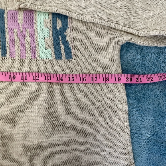 Marled Sumer Printed Soft Loose Knit Sweater Size M - Picture 7 of 8